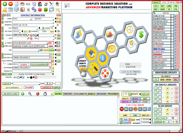 Screenshot of Credit Money Machine Net